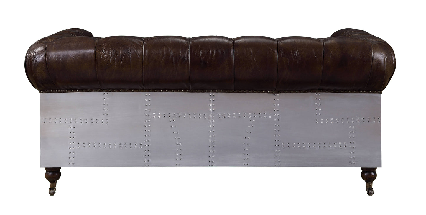 Aberdeen - Loveseat - Vintage Brown Top Grain Leather