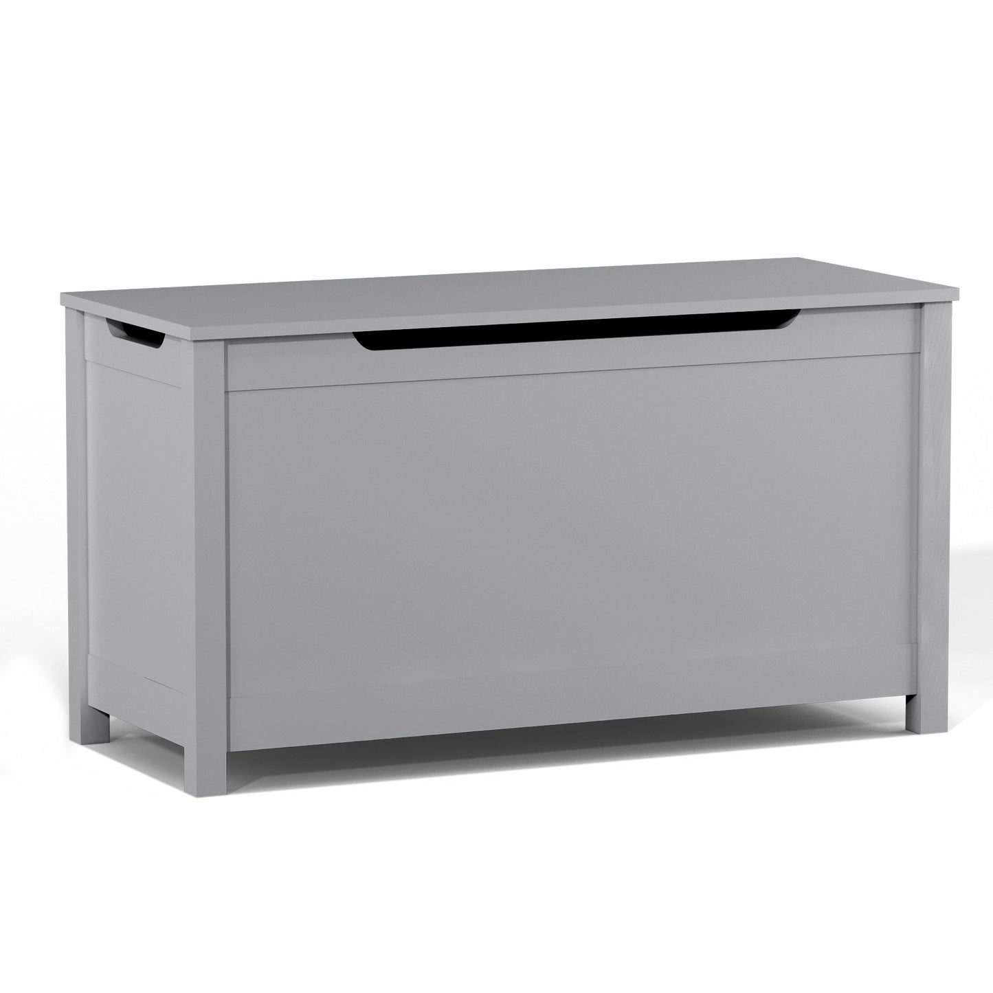 Toy Box Storage With Safety Hinged Lid