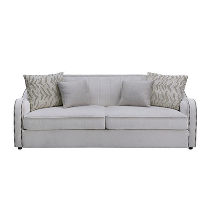 Mahler - Sofa With 4 Pillows - Beige Linen