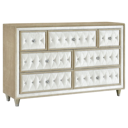 Williams - 7 Drawer Dresser - Camel