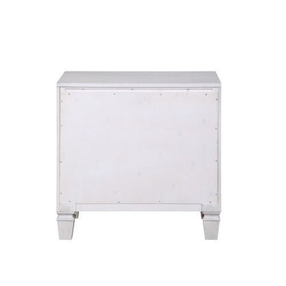 Katia - Nightstand - Rustic Gray & White Finish