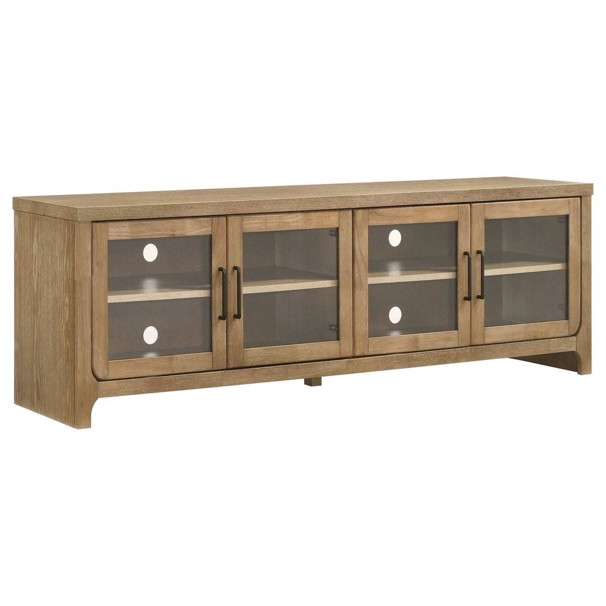 Trowbridge - 4 Door TV Stand - Oak