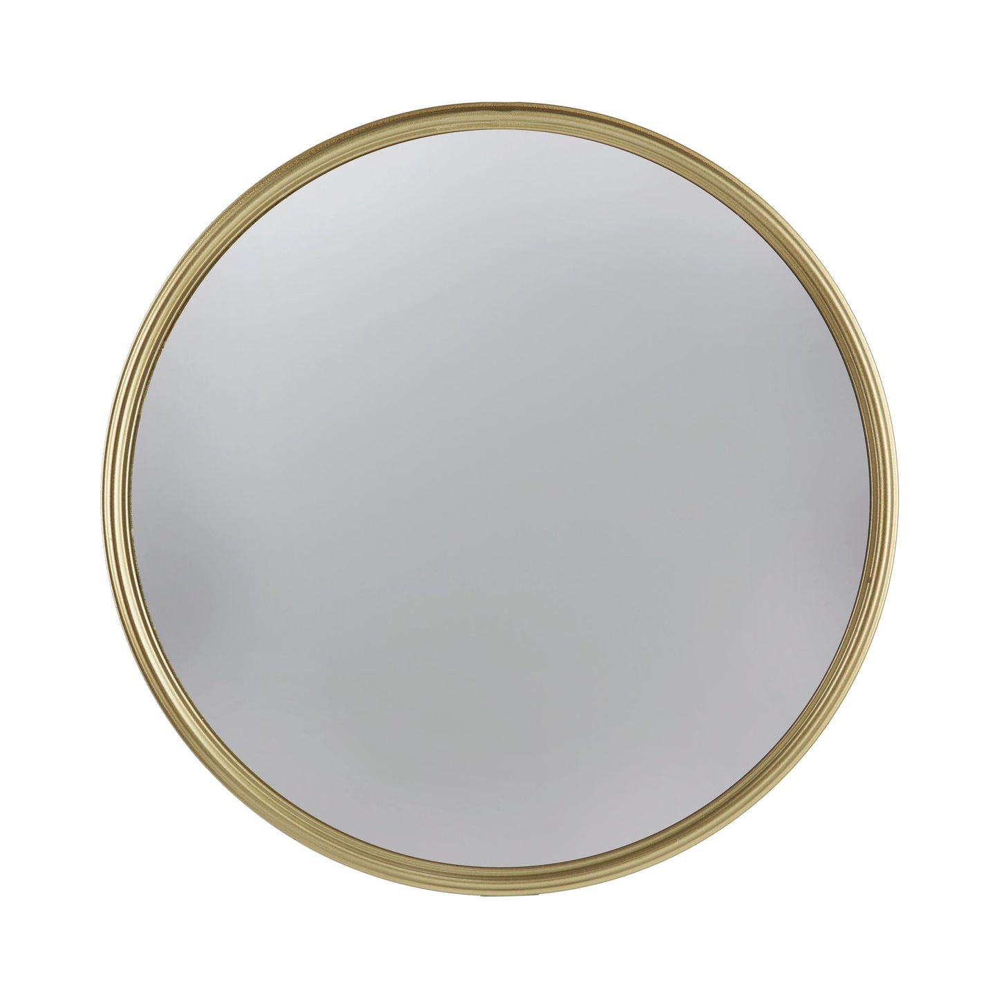 Round Mirror, Circle Mirror With Iron Frame For Living Room Bedroom Vanity Entryway Hallway