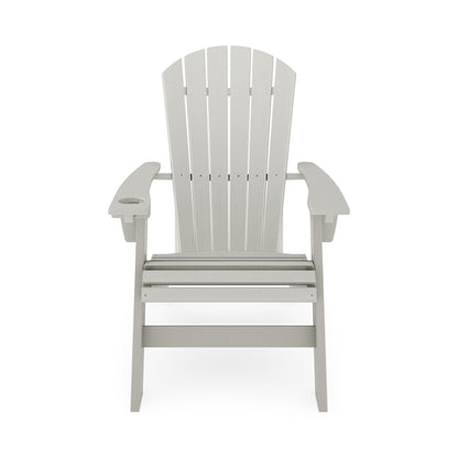 Adirondack Chair Sturdy HDPE Poly Lumber For Poolside, Patio, And Garden Relaxation