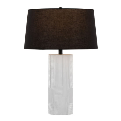 Petra - Contemporary Table Lamp (Set of 2) - Cream / Black