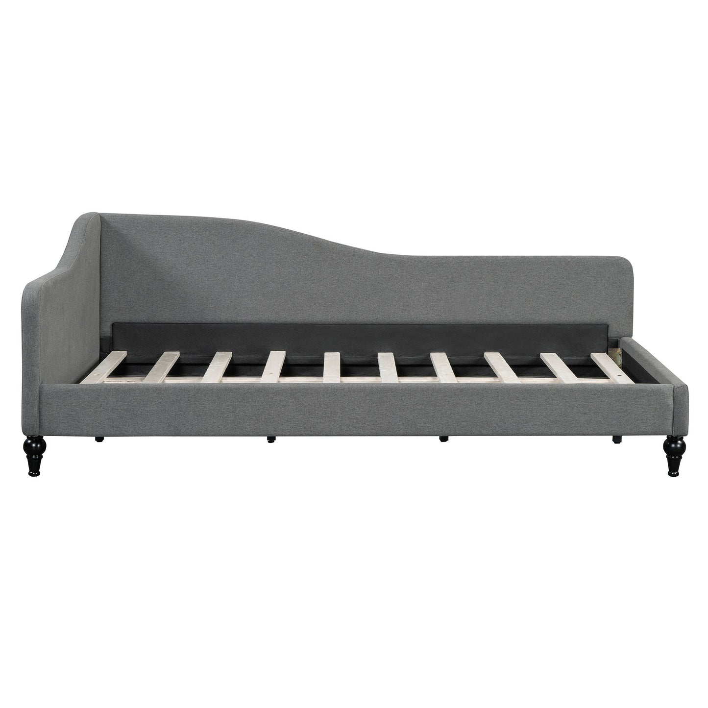 Modern L Shaped Linen Daybed With Legs