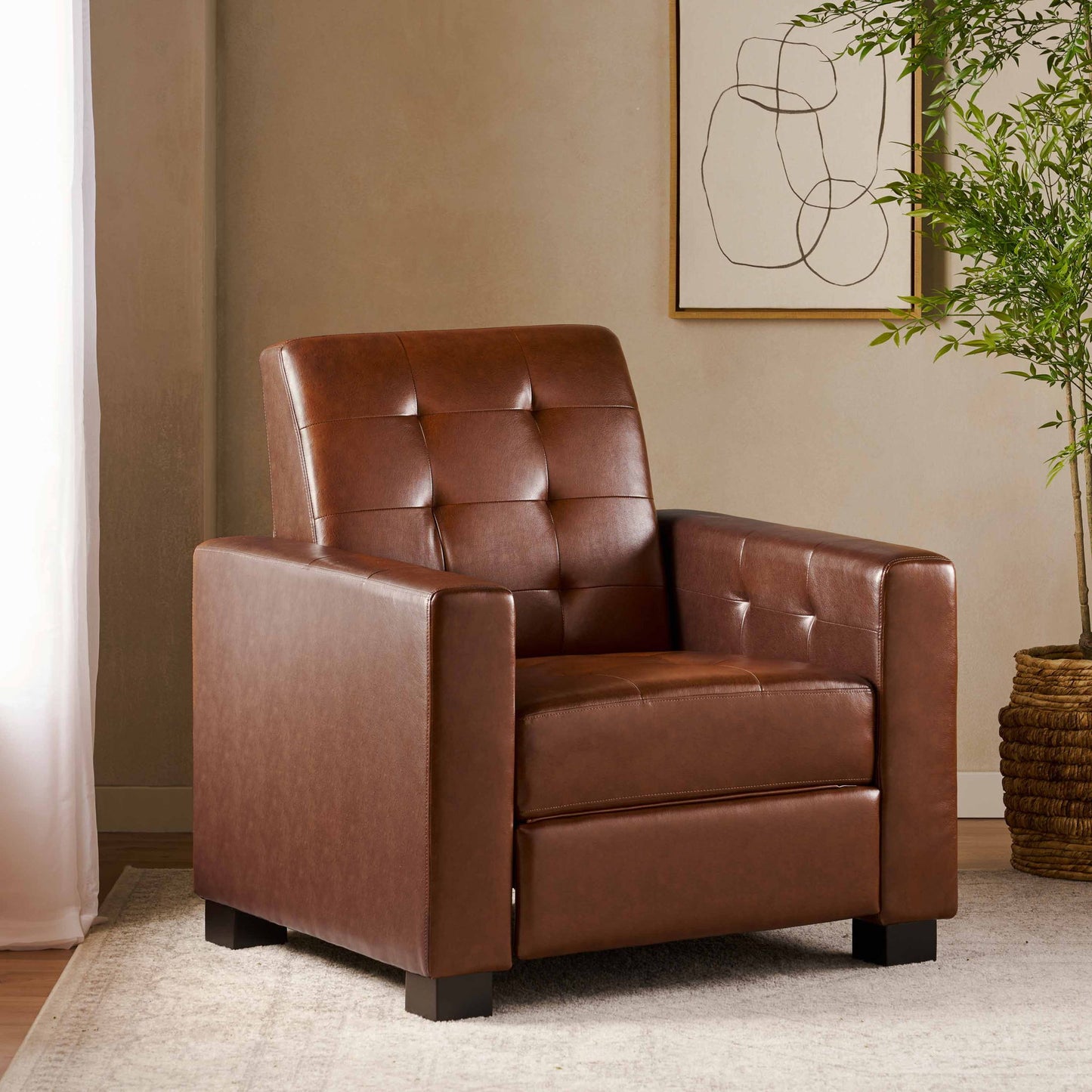 Langseth - Contemporary Tufted Pushback Recliner