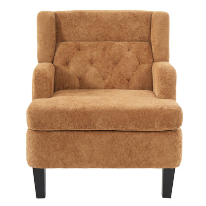 Modern Tufted Upholstered Accent Chair For Living Room