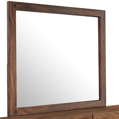 Beverly - 6 Drawer Dresser With Mirror - Walnut