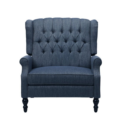 Dunham - Contemporary Fabric Tufted Oversized Pushback Recliner
