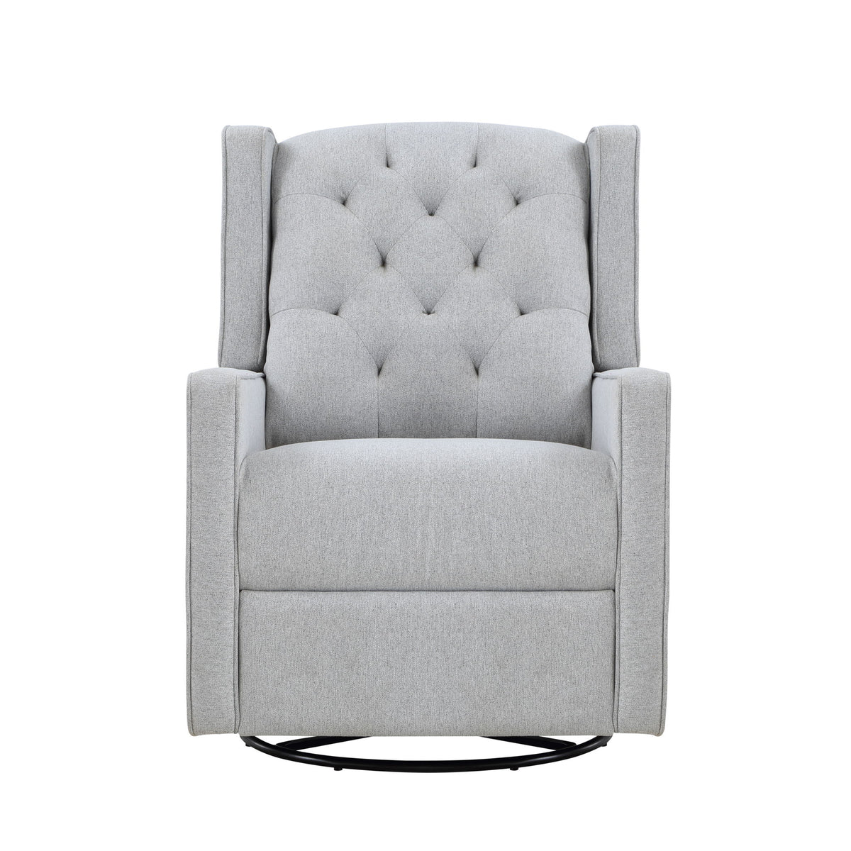 Milah - Gliding Swivel Recliner Tufted Brushed - Natural