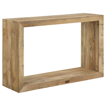 Mesa - Rectangular Console Table With Clean Open Frame Design - Natural