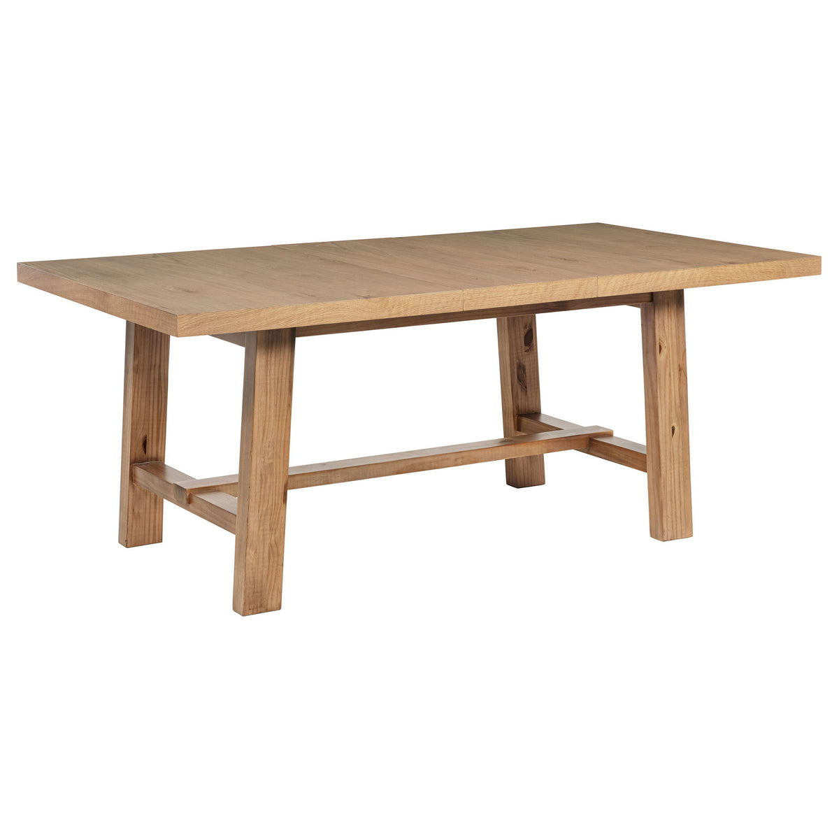 Extension Leaf Dining Table With Removable Leaf - Natural