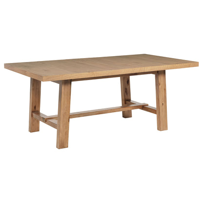 Extension Leaf Dining Table With Removable Leaf - Natural