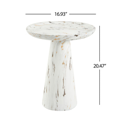 Accent Side Table - Alabaster