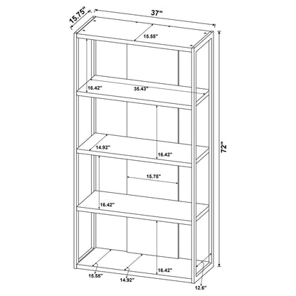 Loomis - 4 Shelf - White / Gray