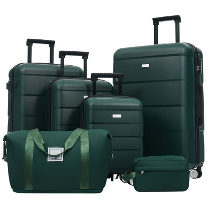 Hardshell Luggage Set 6 Piece With Duffel & Toiletry Bag
