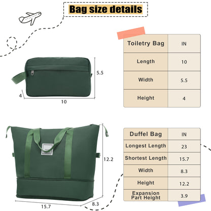 Softside Luggage Expandable Set With Duffel Bag Upright Spinner