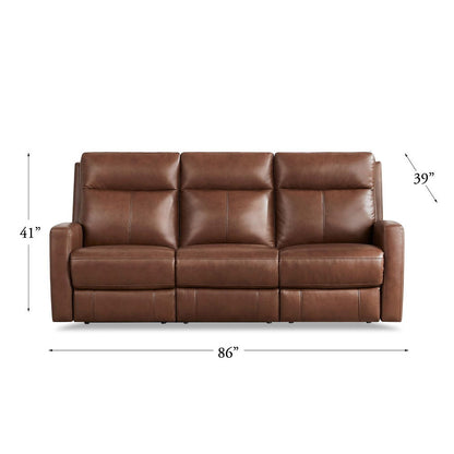 Vienna - Power Headrest Zero Gravity Reclining Sofa - Brown