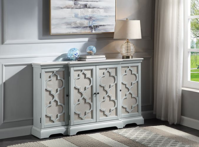 Adelle - Console Table - Pearl Silver