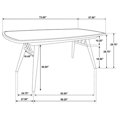 Teleli - Dining Table - Natural