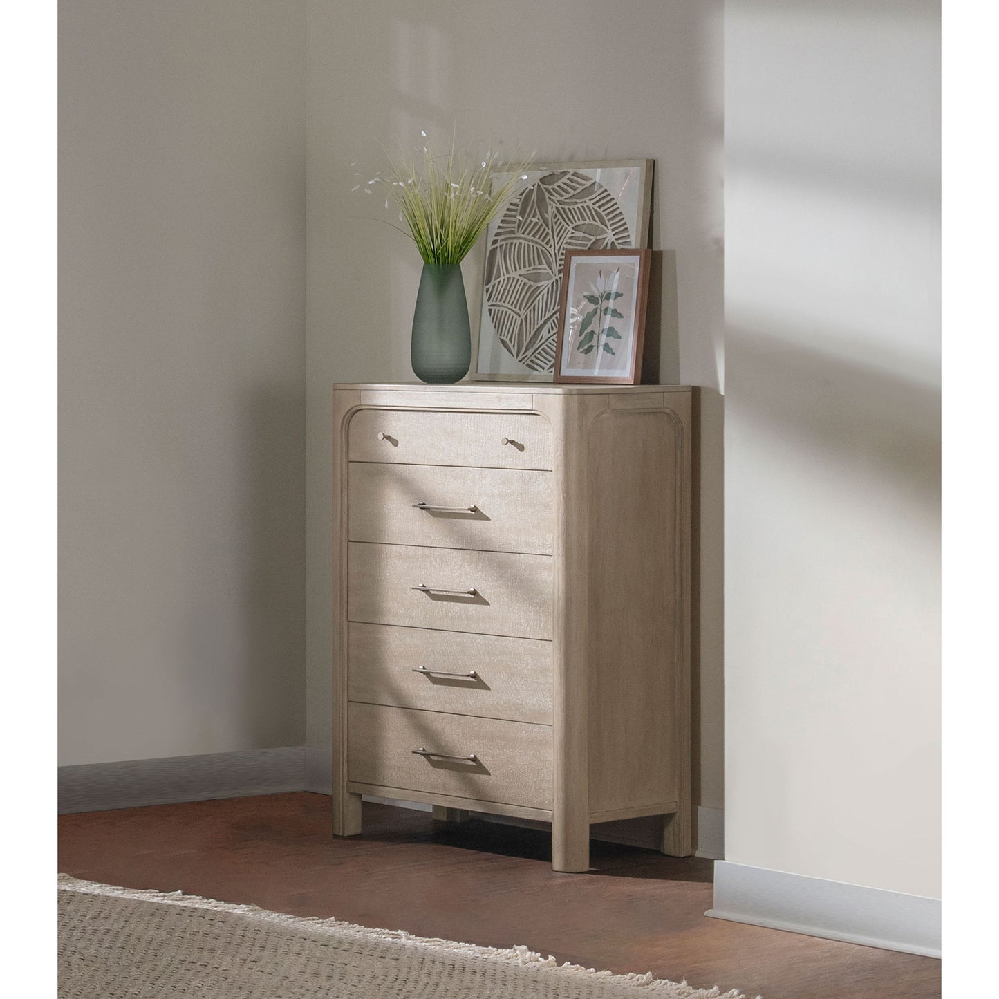Flores - 5 Drawer Chest - Mango Color