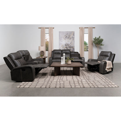 Mckinley - 3 Piece Reclining Sofa Set - Gray