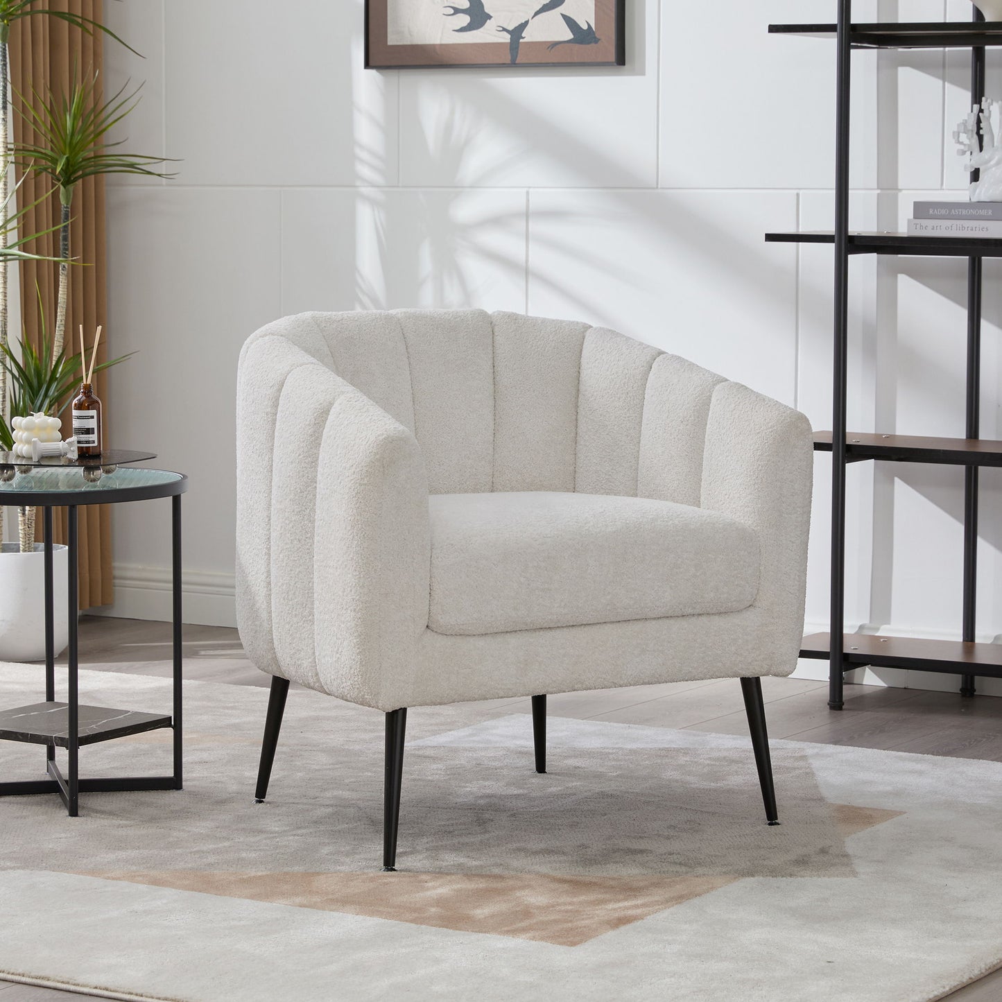 Vanity Barrel Accent Lounge Chair