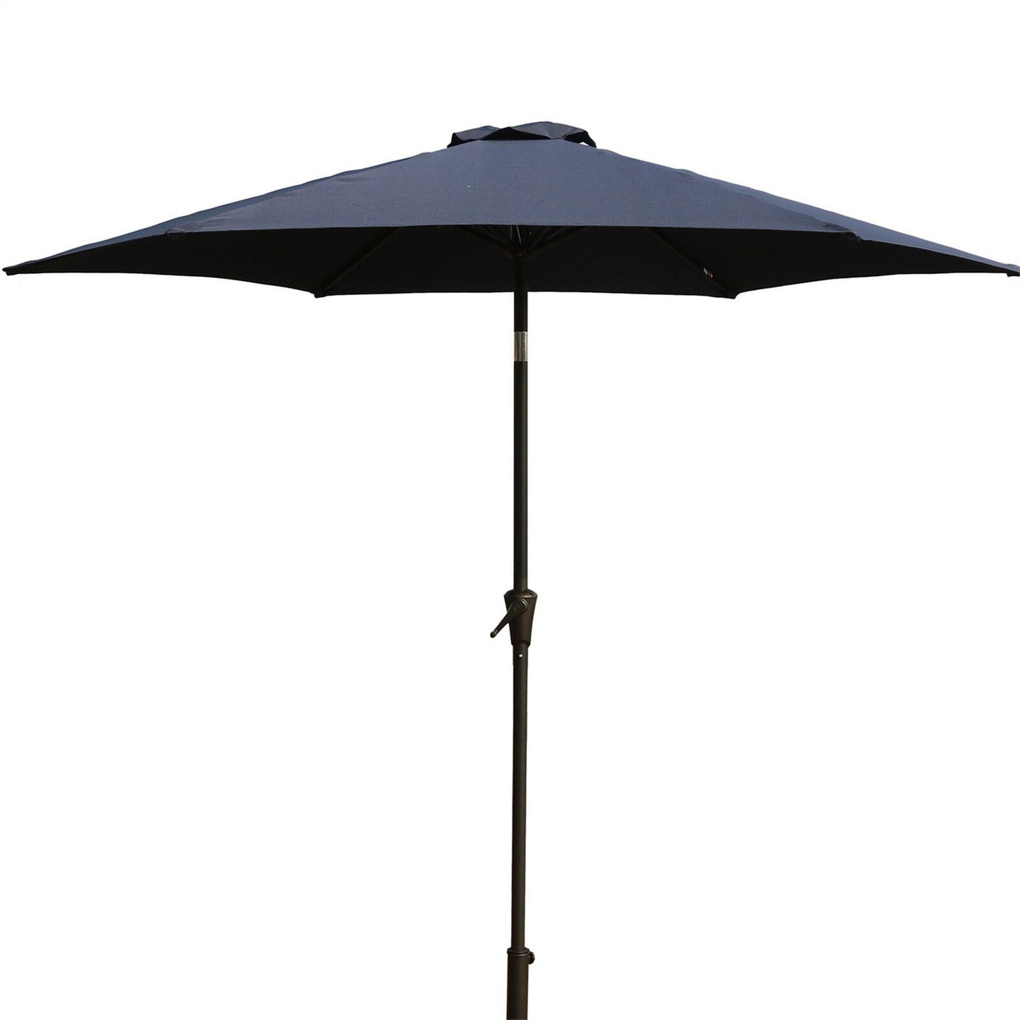 8.8' Outdoor Aluminum Patio Umbrella With 42 Pound Round Resin Umbrella Base