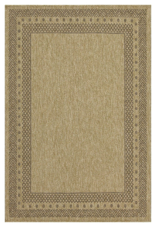 Earth - 5'3" X 7'3" Indoor, Outdoor Area Rug - Jute, Mocha