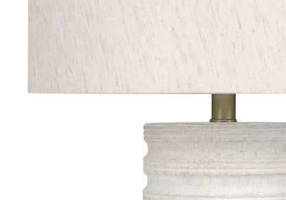 Table Lamp, Lighting, Resin, Transitional - Cream