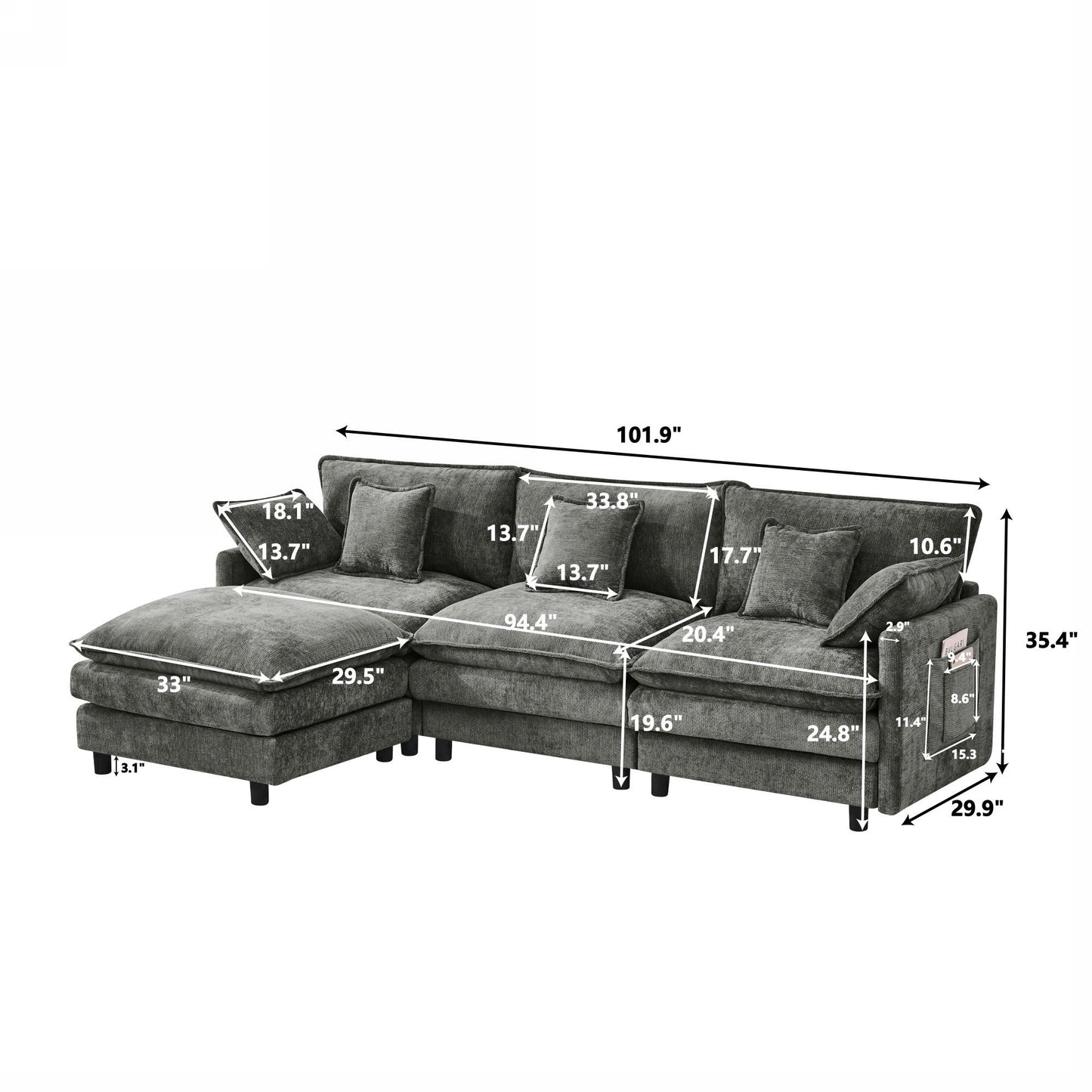 Sofa With Modular Design