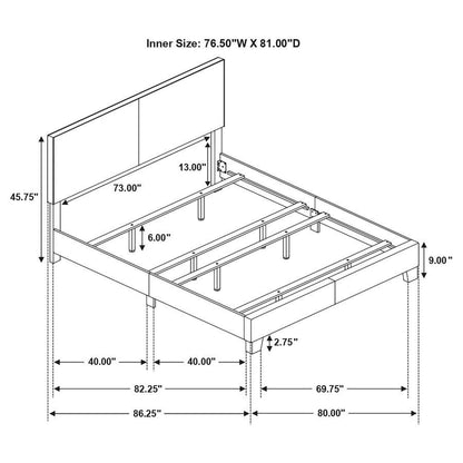 Dorian - Upholstered Panel Bed