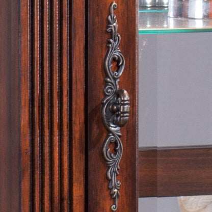 Addy - Curio Cabinet - Cherry