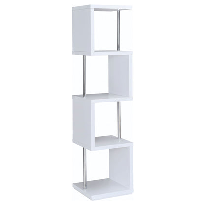 4 Tier Bookcase With Accents