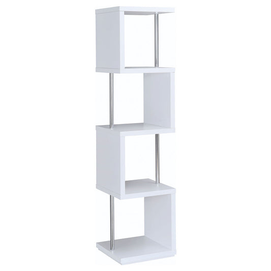 4 Tier Bookcase With Accents