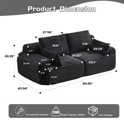 2 Seater Large Sectional Couches For Living Room