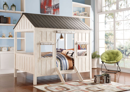 Take bed-time with this incredible Spring Cottage bed. This is a dream come true for children everywhere, the bed is sure to transform any room into the ultimate dreamland.