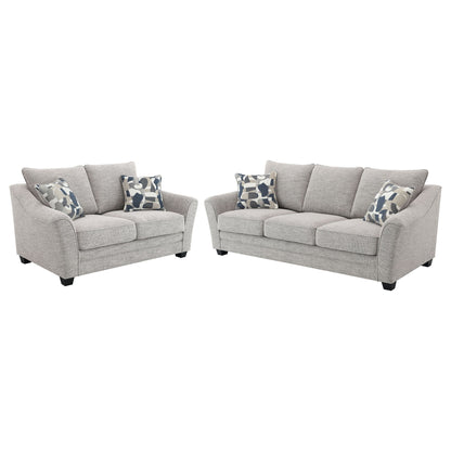 Lido - 2 Piece Sofa Set - Light Gray