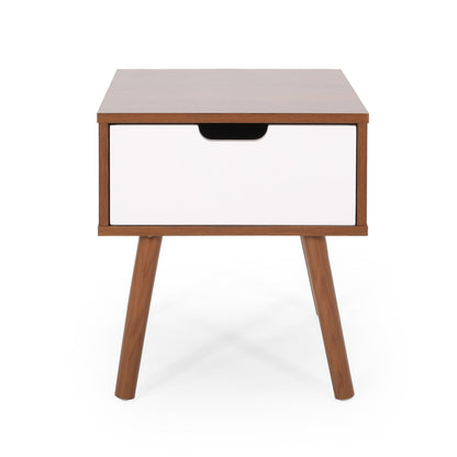 2 Toned Particle Board End Table