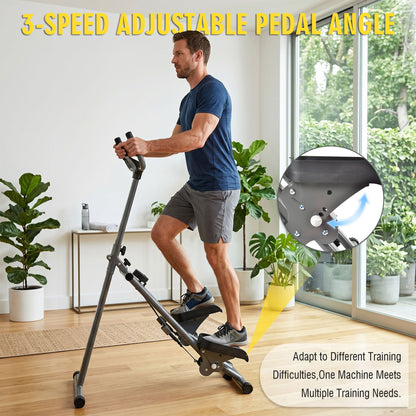 Stair Stepper Machine, Vertical Climber Exercise Equipment With LSD Display