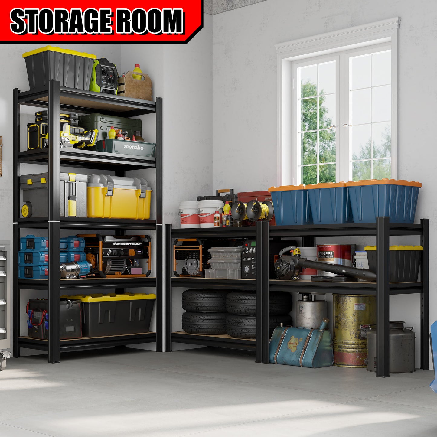 Adjustable Garage Shelf