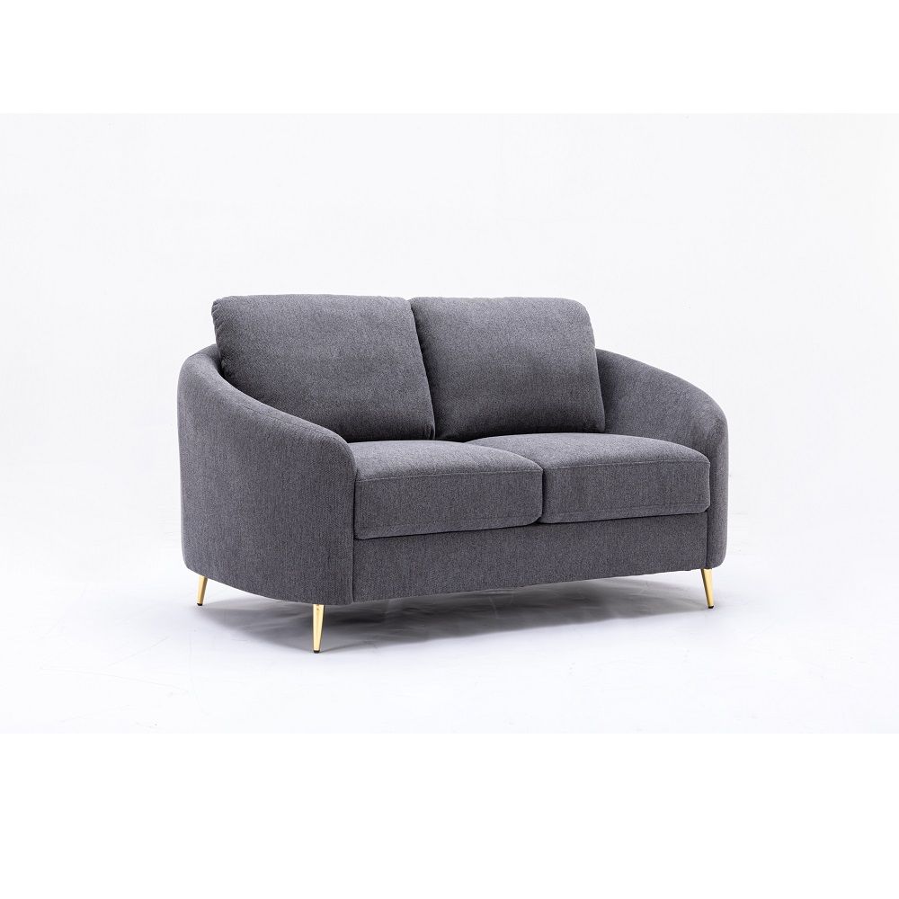 Yuina - Loveseat - Gray Linen