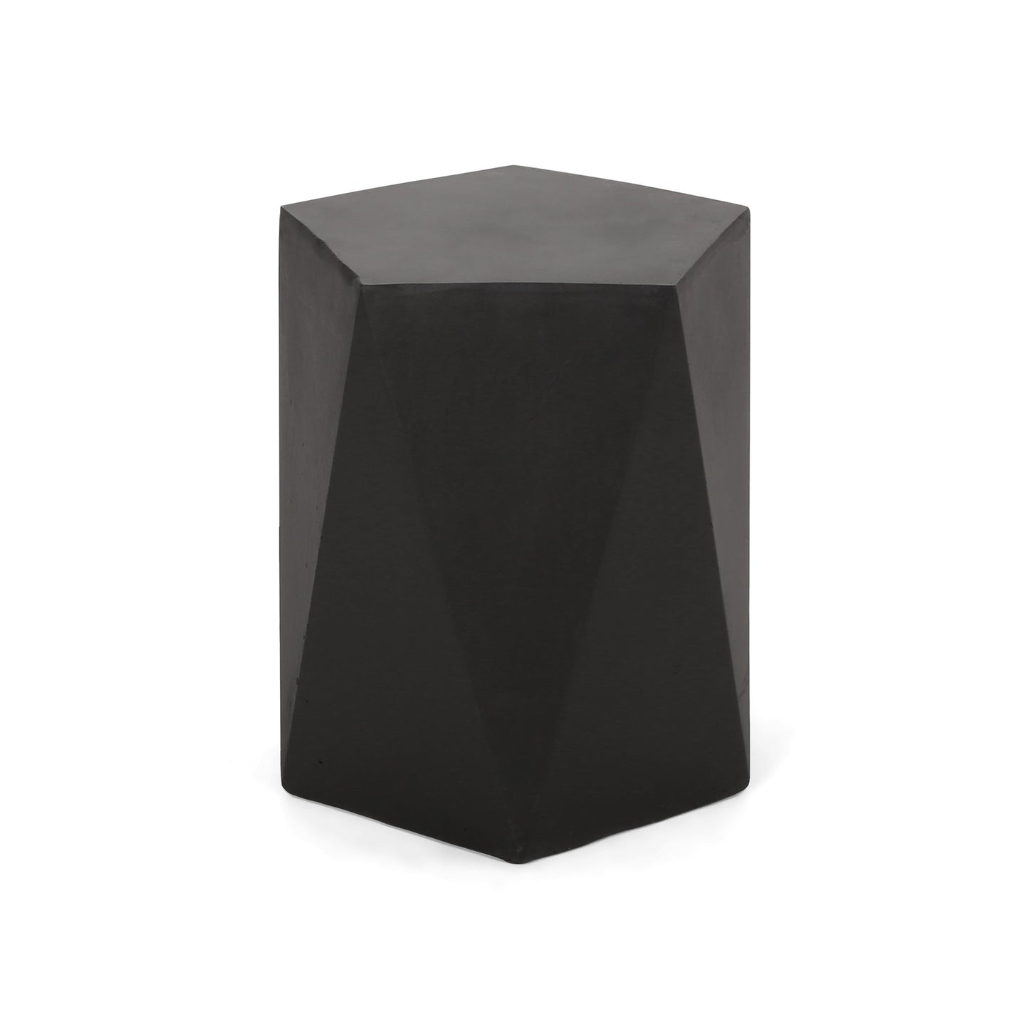 Side Table With Geometric Design