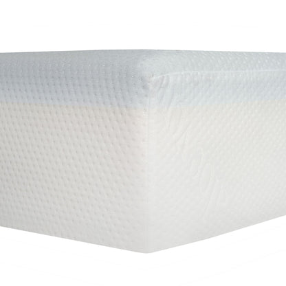 6" Firm Full Size Gel Memory Foam Mattress With Cooling Technology - White