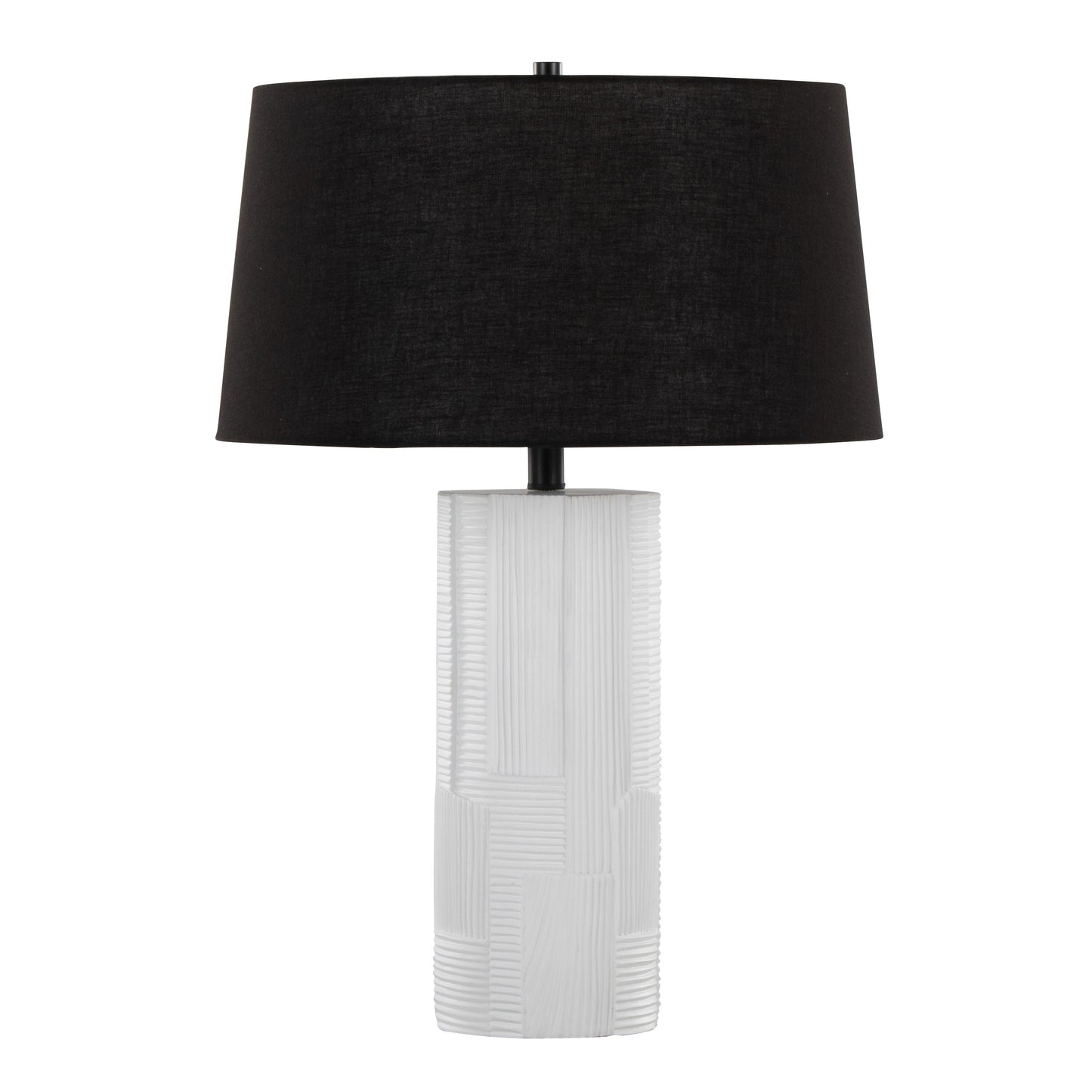 Petra - Contemporary Table Lamp (Set of 2) - Cream / Black