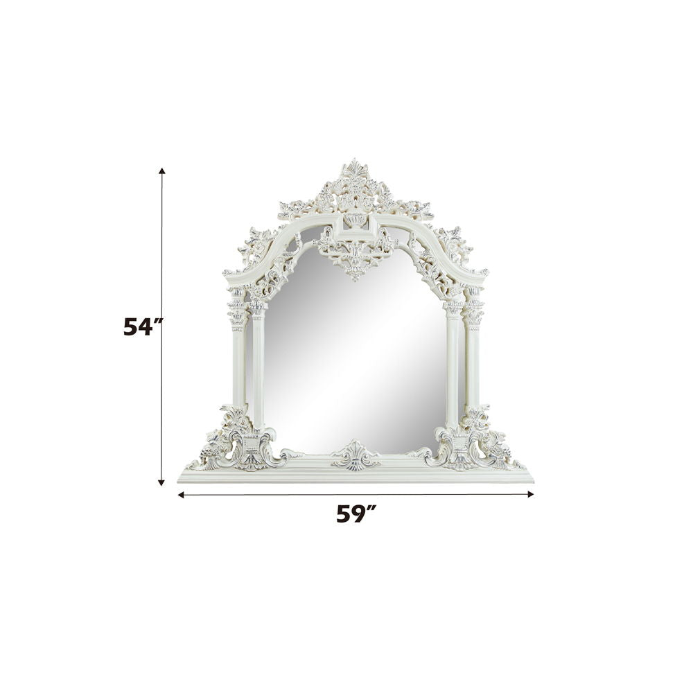 Vanaheim - Mirror - Antique White Finish - 54"