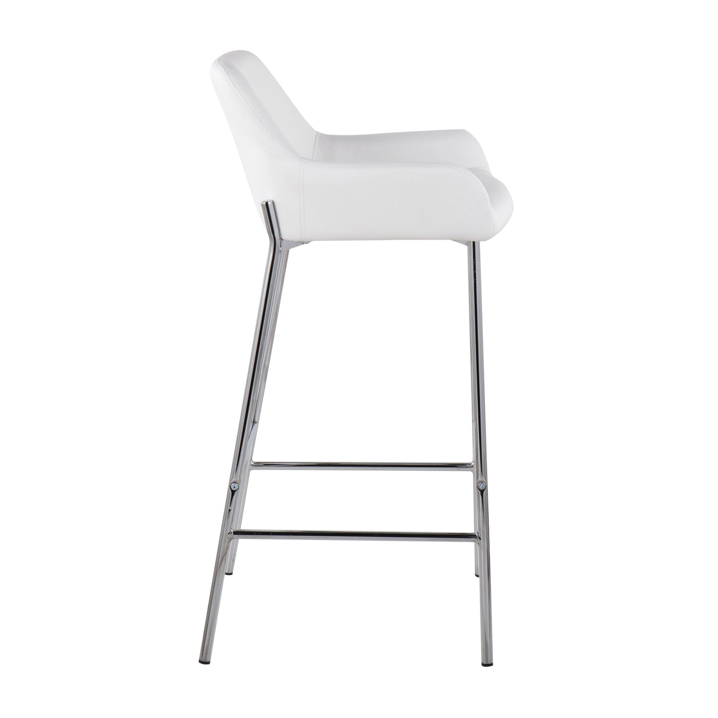 Daniella - Contemporary Fixed Height Barstool (Set of 2)