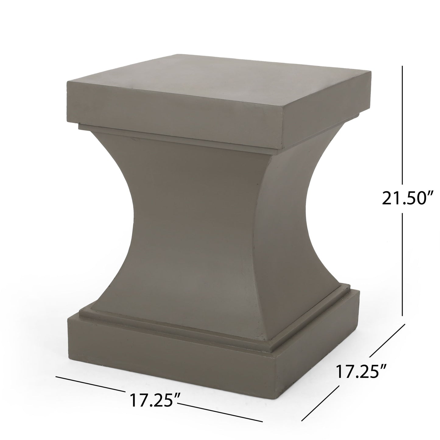 Athena - Modern Side Table With Pedestal Design