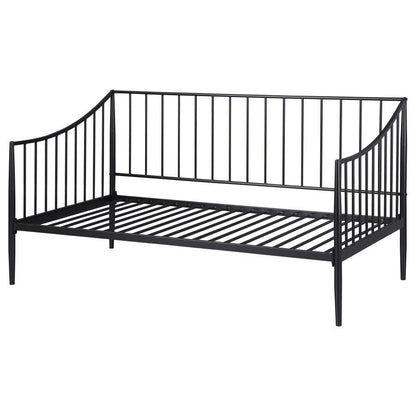 Newbury - Metal Twin Daybed Bed Frame - Matte Black